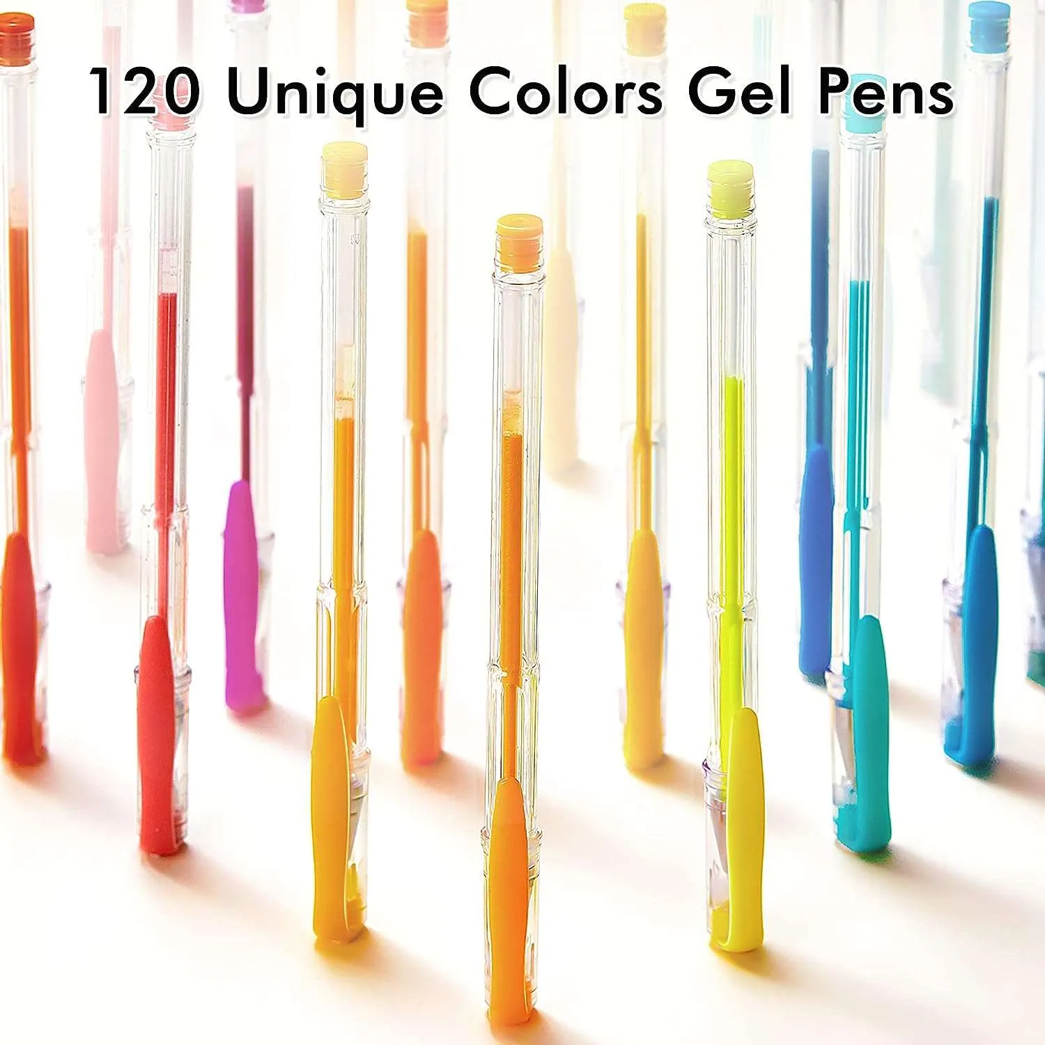 120 Unique Color Gel Pens Perfect for Adult Coloring