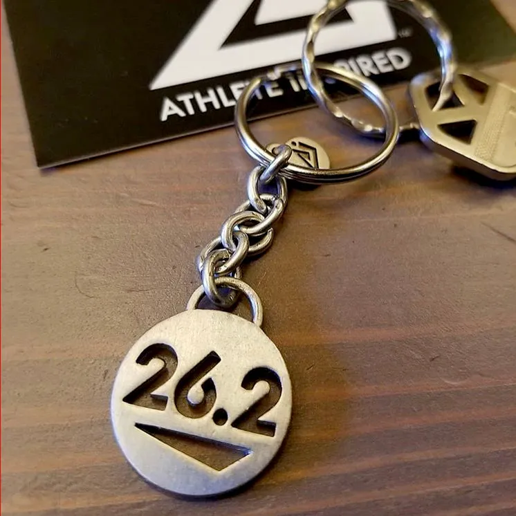 26.2 Marathon Running Keychain