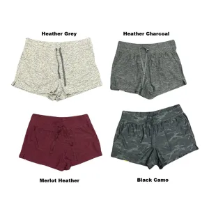 90 Degree Women's Super Soft Drawstring Lounge Shorts W/ Pockets