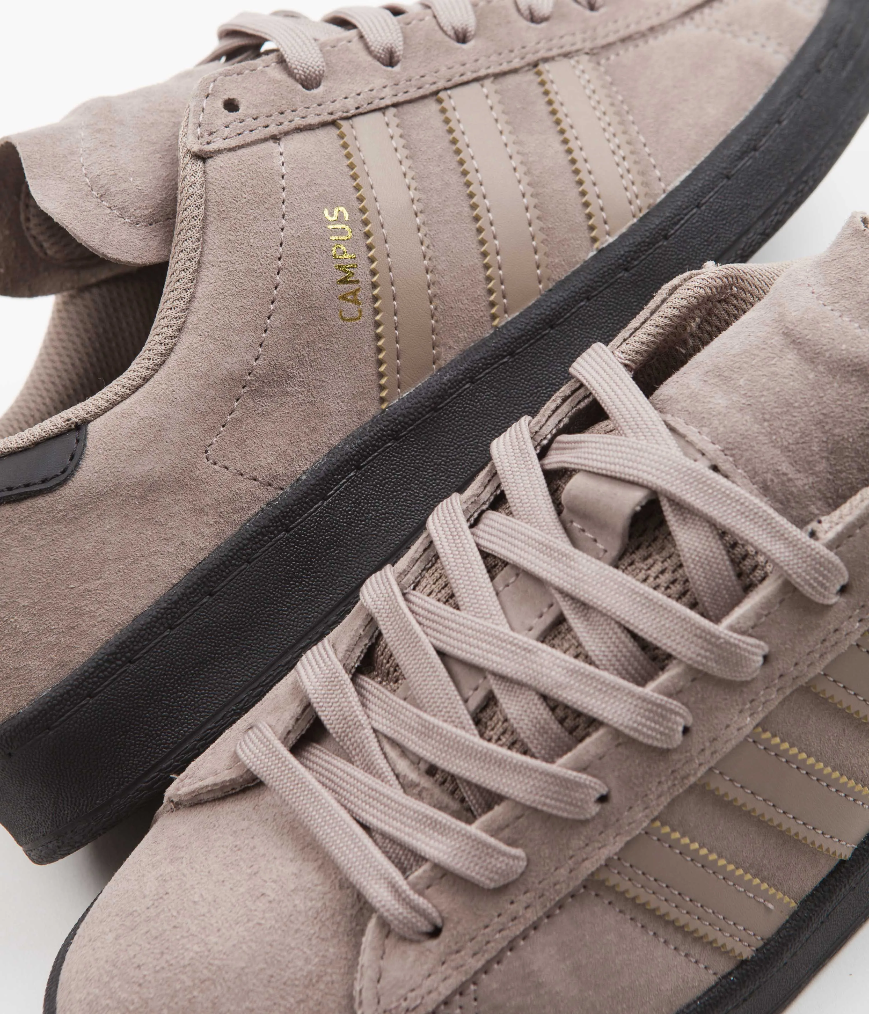 Adidas Campus Adv Shoes - Chalky Brown / Chalky Brown / Gold Metallic