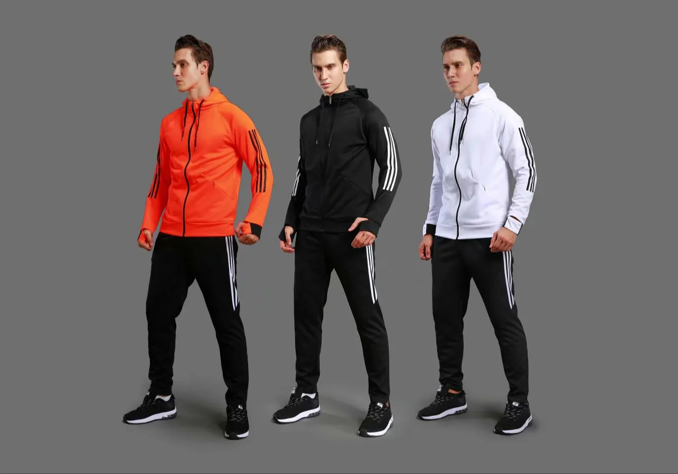 ADIDAS DRY-FIT TRACKSUITS (WITH HOODIE)