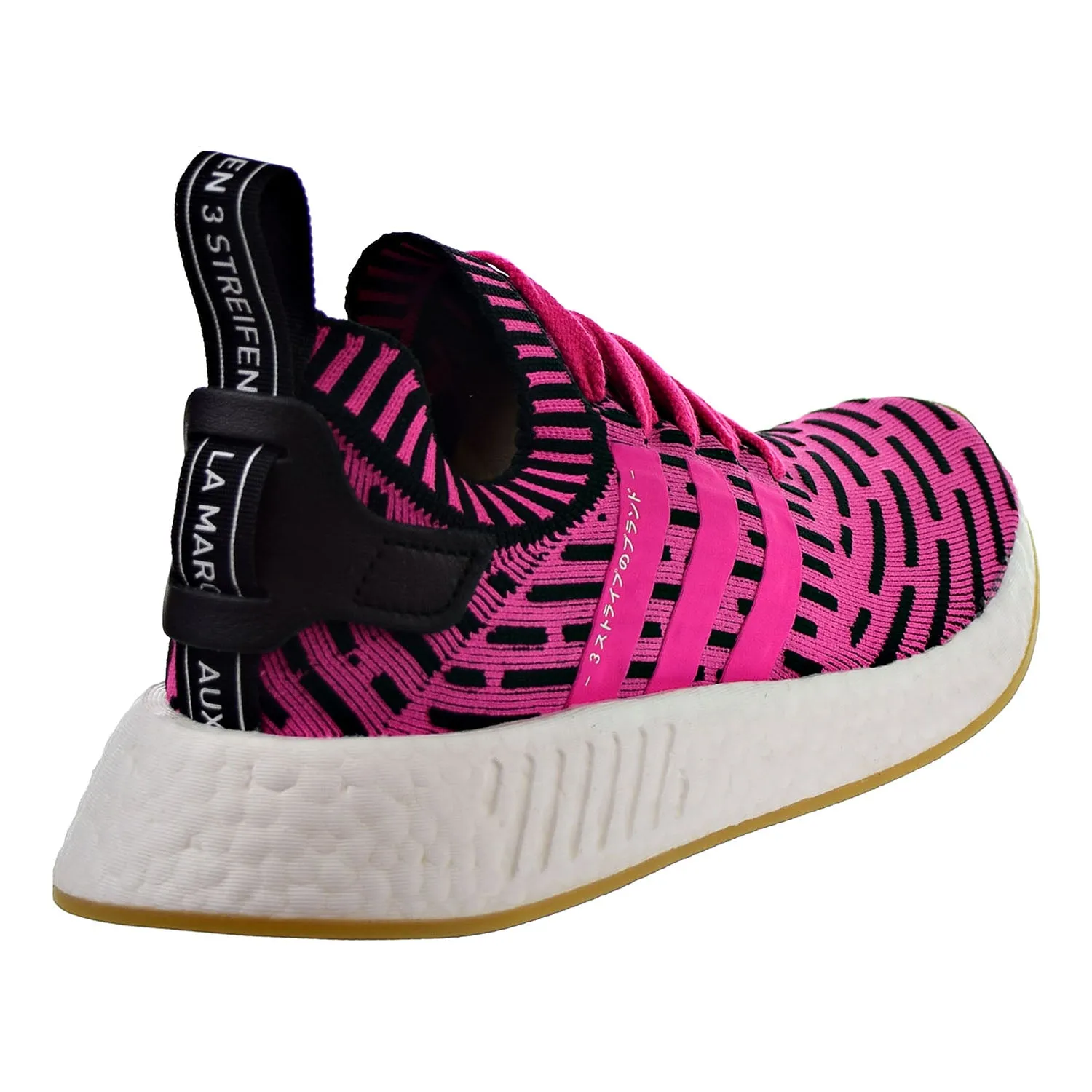 Adidas Originals NMD_R2 Primeknit Men's Shoes Pink/Pink/Core Black