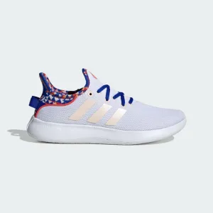 Adidas Women's Lifestyle "Cloudform Pure" Sneakers - Cloud White / Bliss Orange / Bright Red