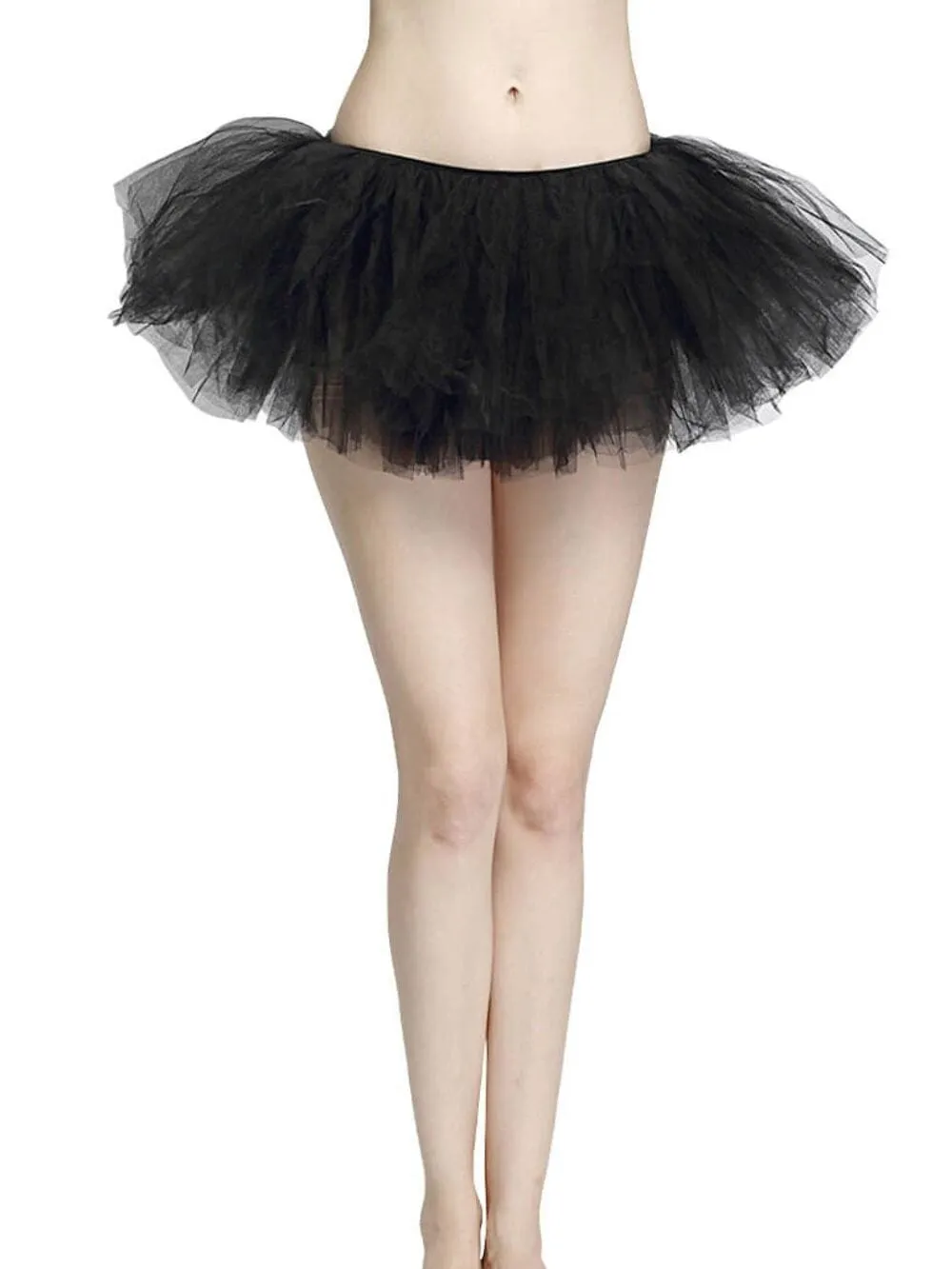 Adult Size Women's 5 Layer Tutu Skirt for Running, Dress-Up, Dance, Costumes