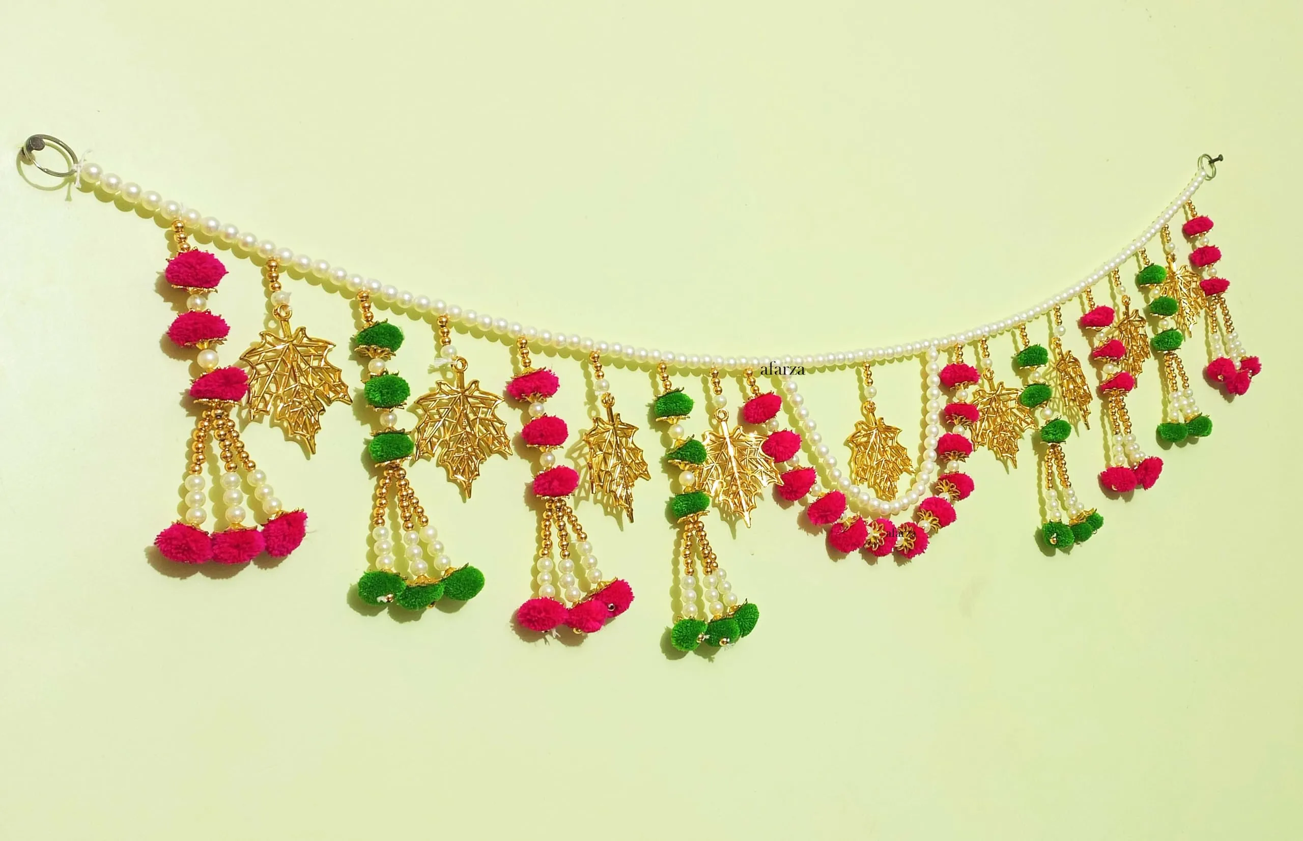 afarza Toran for Main Door Latest Home Decoration Entrance Hanging Handmade Bandarwal Gift Item