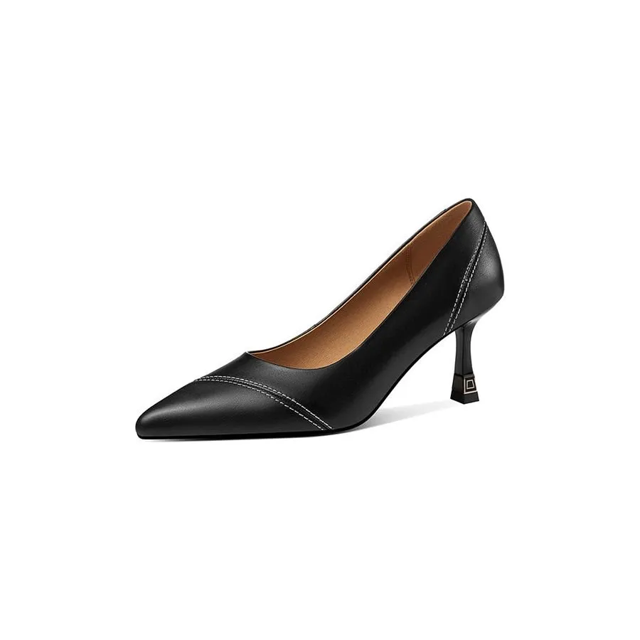 AlliLuxe Classic Elegant Heel Shoes