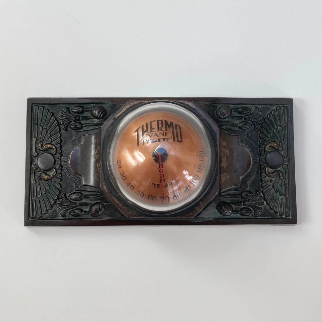 Art Deco Thermo Vane Desk Thermometer by Schaeffer & Budenberg New York