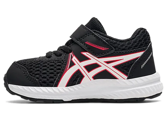 ASICS Contend 7 TS - Kids - Black/Electric Red