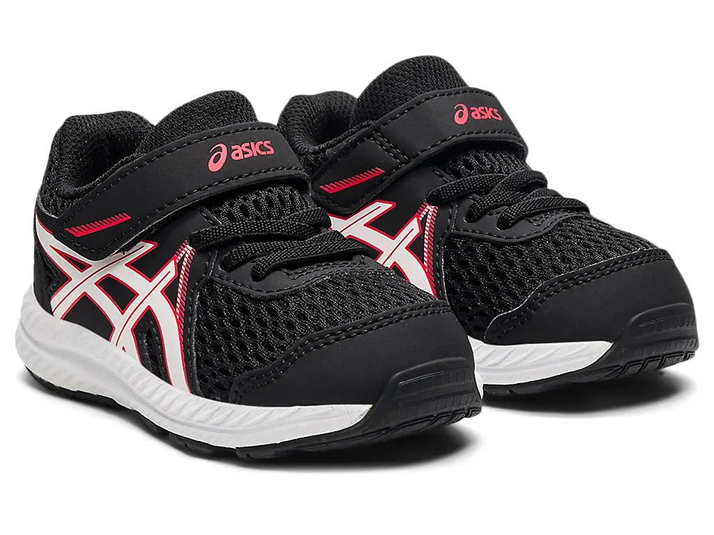 ASICS Contend 7 TS - Kids - Black/Electric Red