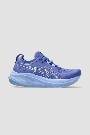 ASICS Women's Gel-Nimbus 26 Sneaker in Sapphire/Light Blue