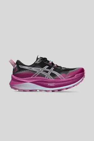 ASICS Women's Trabuco Max 3 Sneaker in Black/Light Blue