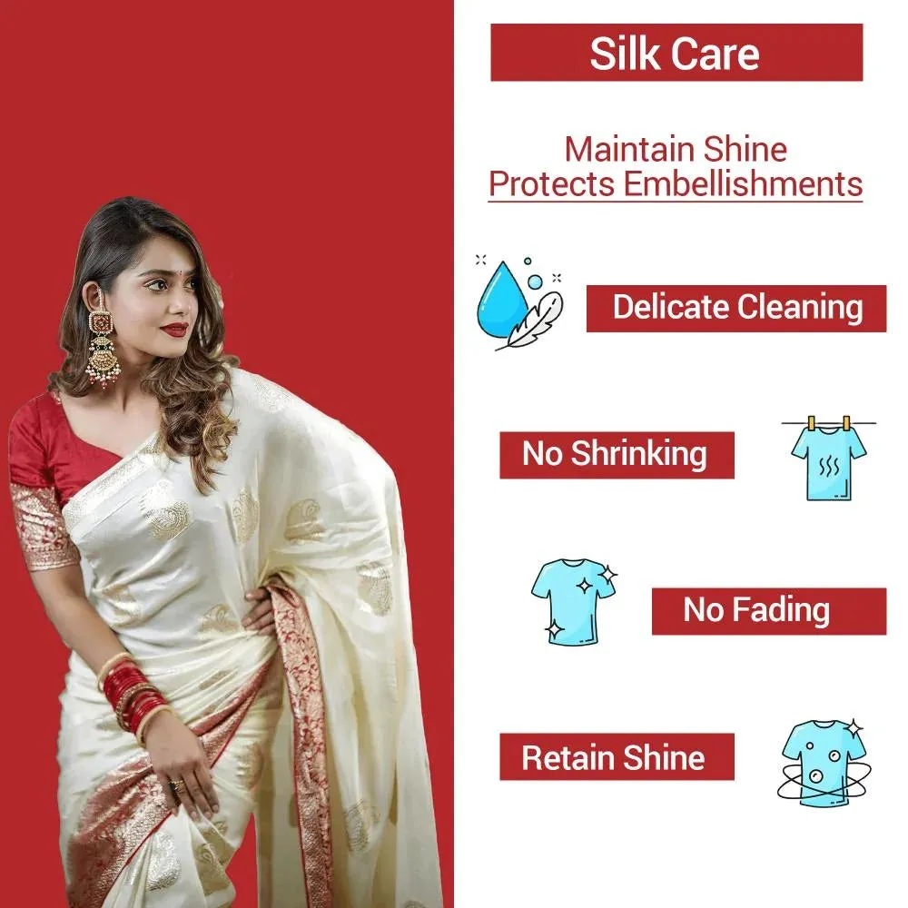 Astro Plus  Silk Chiffon Care Washing Liquid | Delicate Detergent for Silk Saree & Clothes Wash At Home