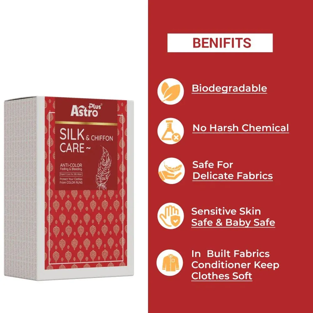 Astro Plus  Silk Chiffon Care Washing Liquid | Delicate Detergent for Silk Saree & Clothes Wash At Home