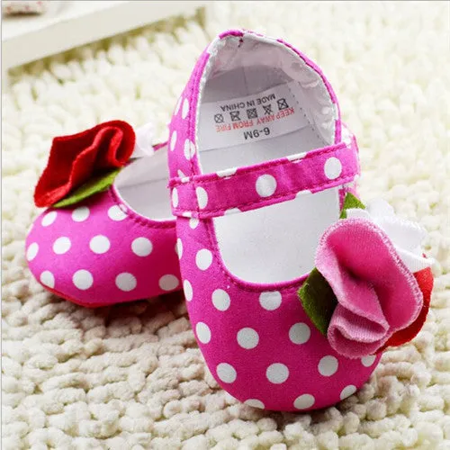 Baby Prewalker Anti-Skid Shoes - Top Baby Pink