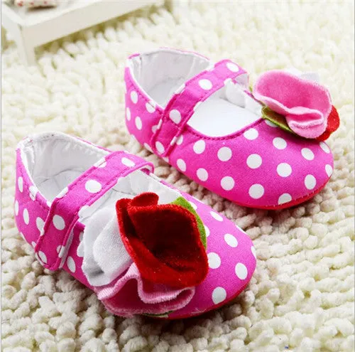 Baby Prewalker Anti-Skid Shoes - Top Baby Pink