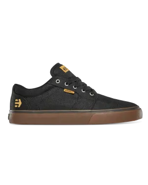 Barge LS Shoes in Black, Gum & Silver