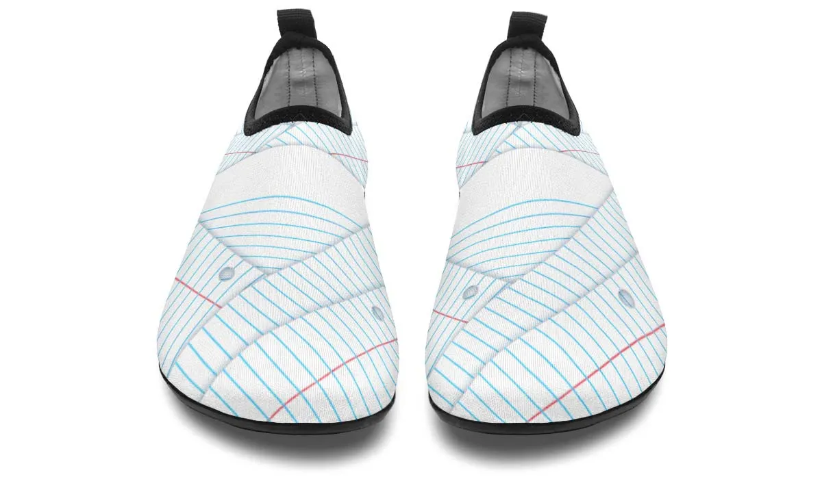 Binder Paper Aqua Barefoot Shoes