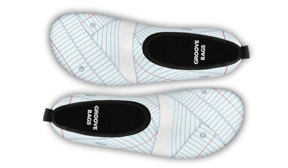 Binder Paper Aqua Barefoot Shoes