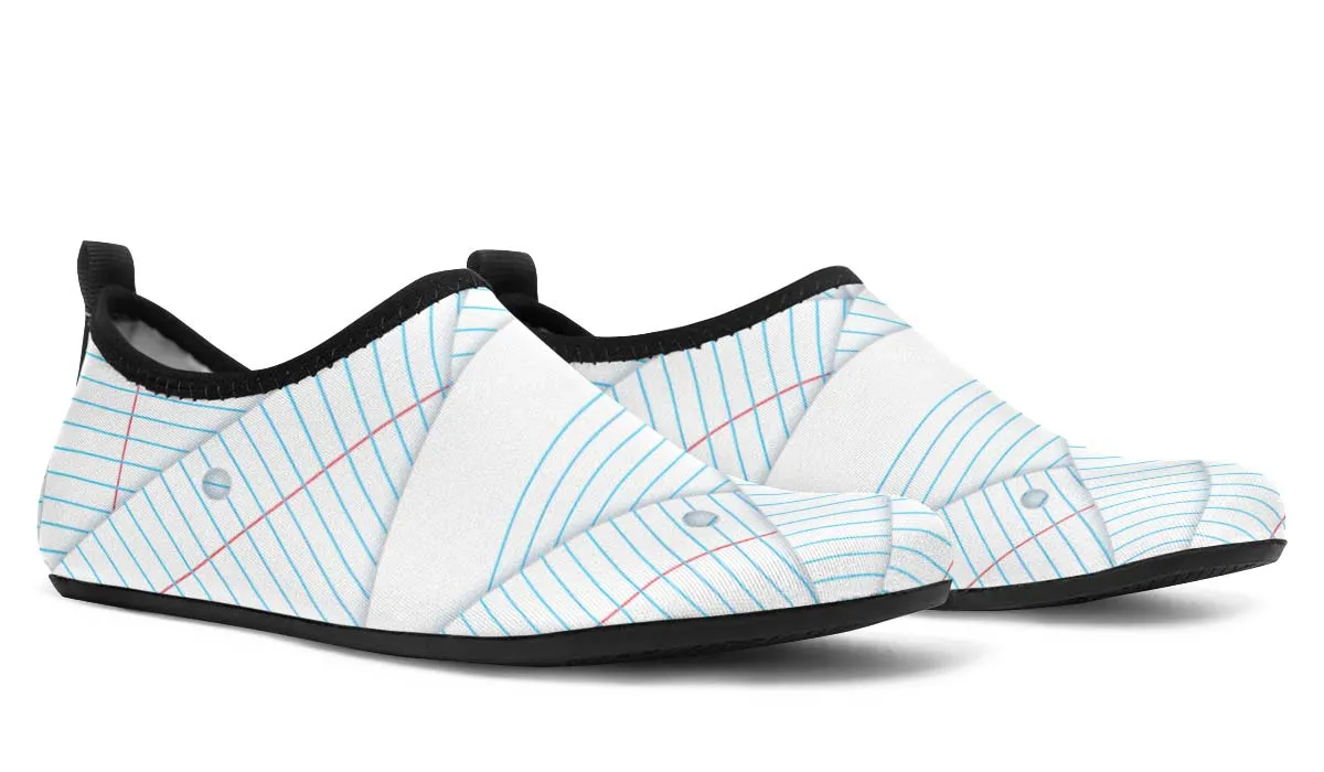 Binder Paper Aqua Barefoot Shoes