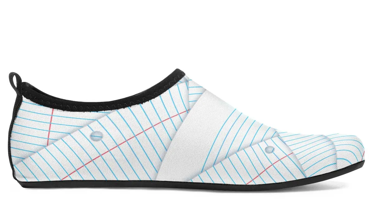 Binder Paper Aqua Barefoot Shoes