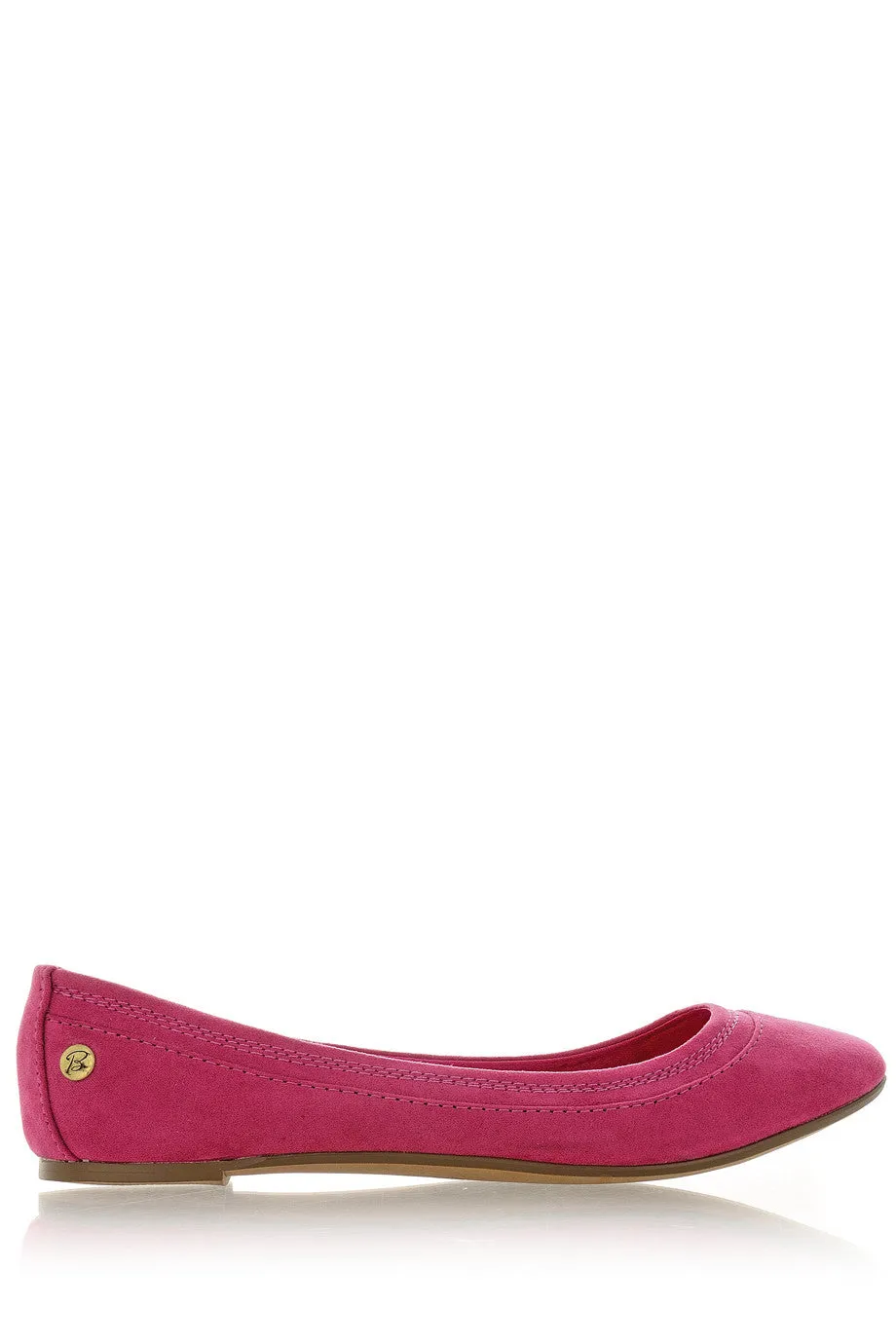 BLINK WINONAH Fuchsia Suede Ballerinas