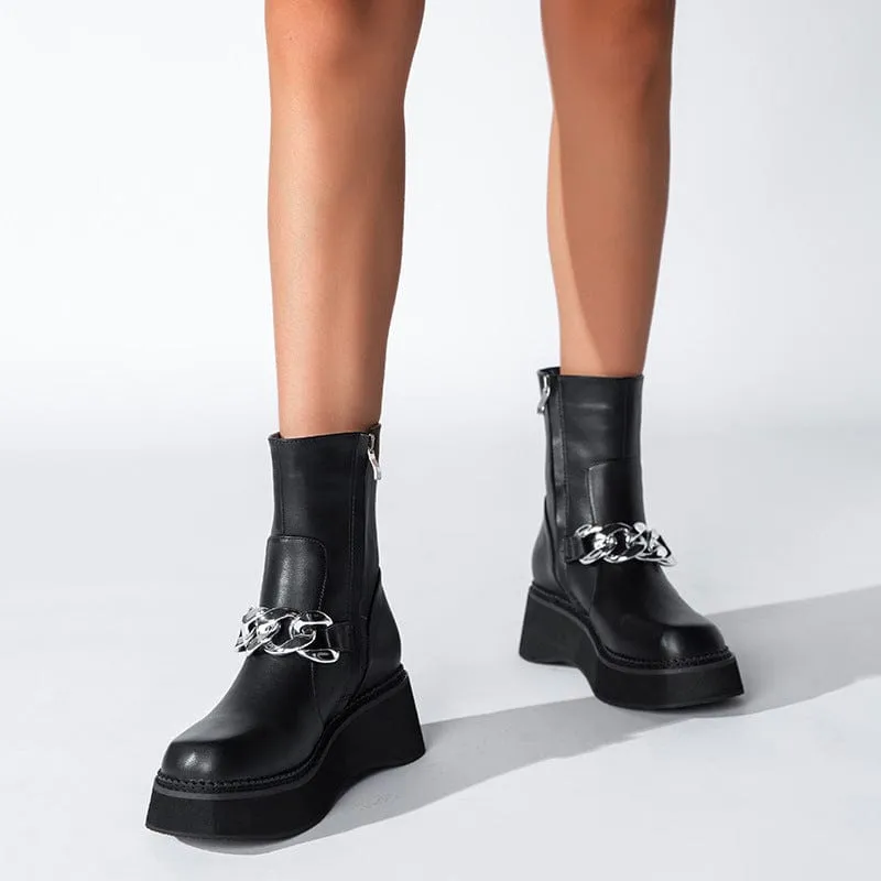 British-style Platform Boots