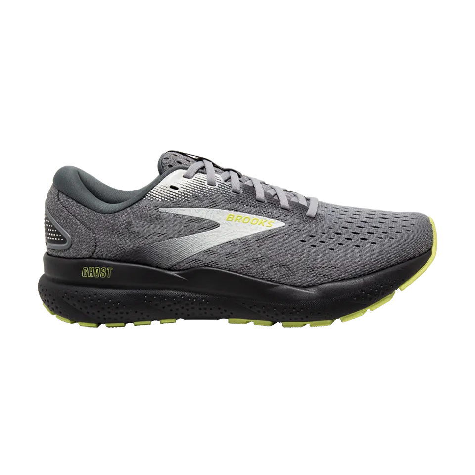 Brooks Men's Ghost 16 2E Width Primer/Grey/Lime