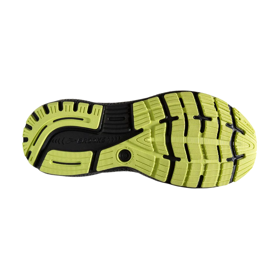 Brooks Men's Ghost 16 2E Width Primer/Grey/Lime