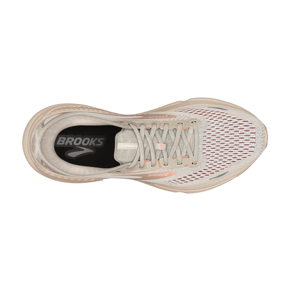 Brooks Women's Adrenaline GTS 23 B Width Crystal Grey/Villa/White