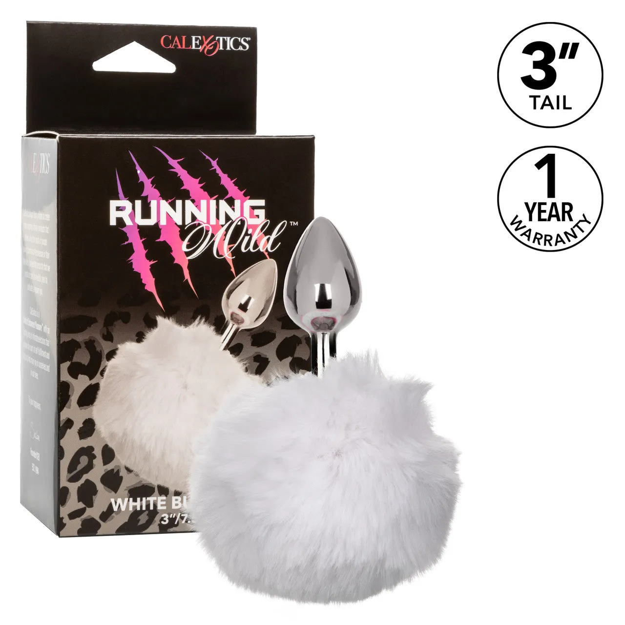 CalExotics Running Wild White Bunny Plug