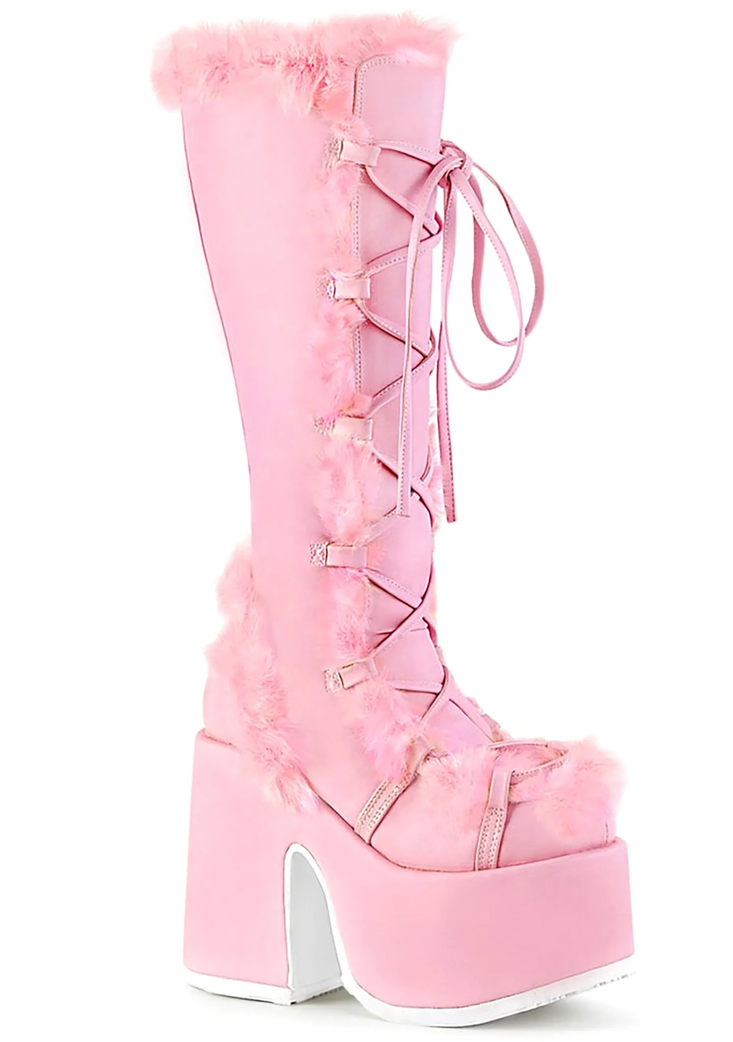 CAMEL 311 Mad About You Pink Platform Boots