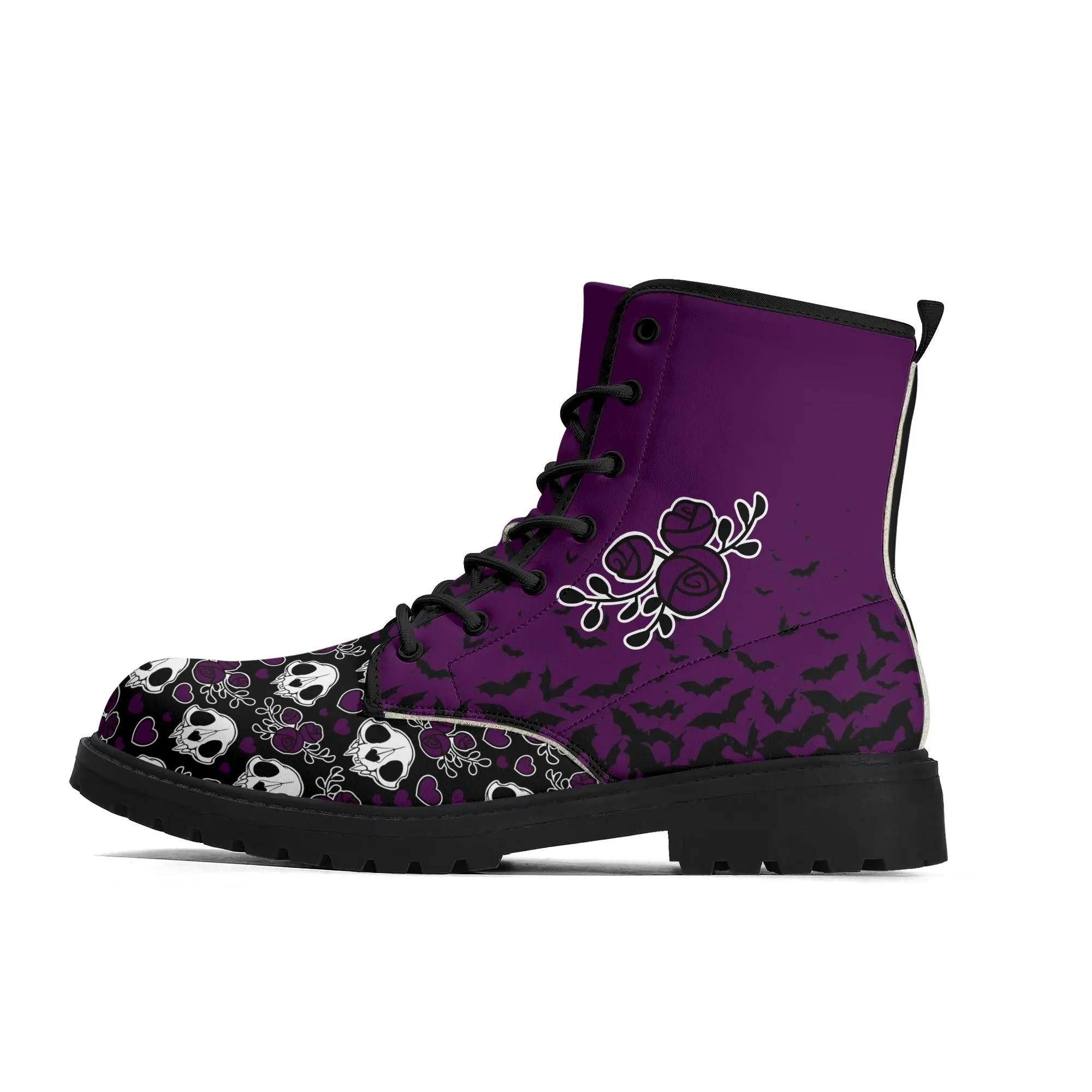 Catmint's / Cat Skulls Women's Leather Boots