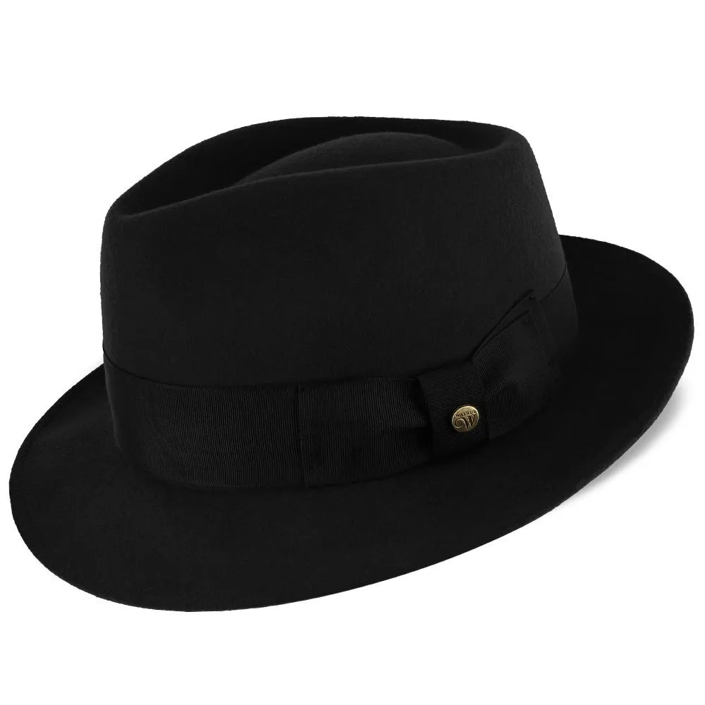 Compass - Walrus Hat Diamond Crown Wool Felt Fedora Hat