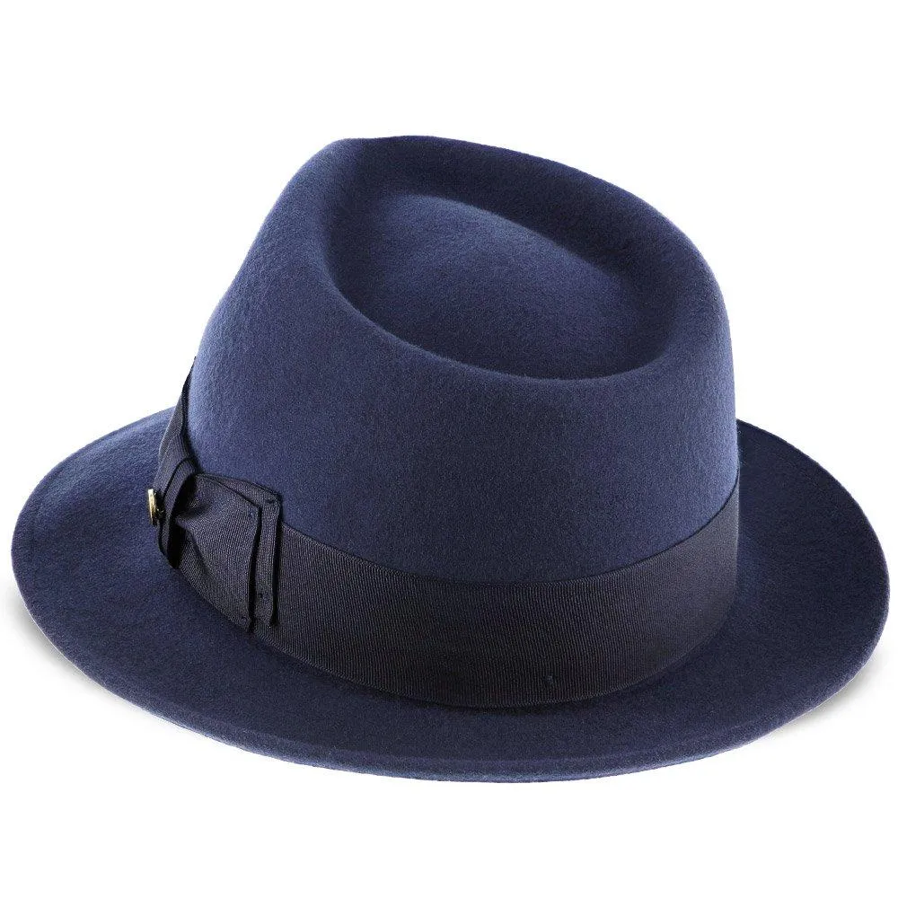 Compass - Walrus Hat Diamond Crown Wool Felt Fedora Hat