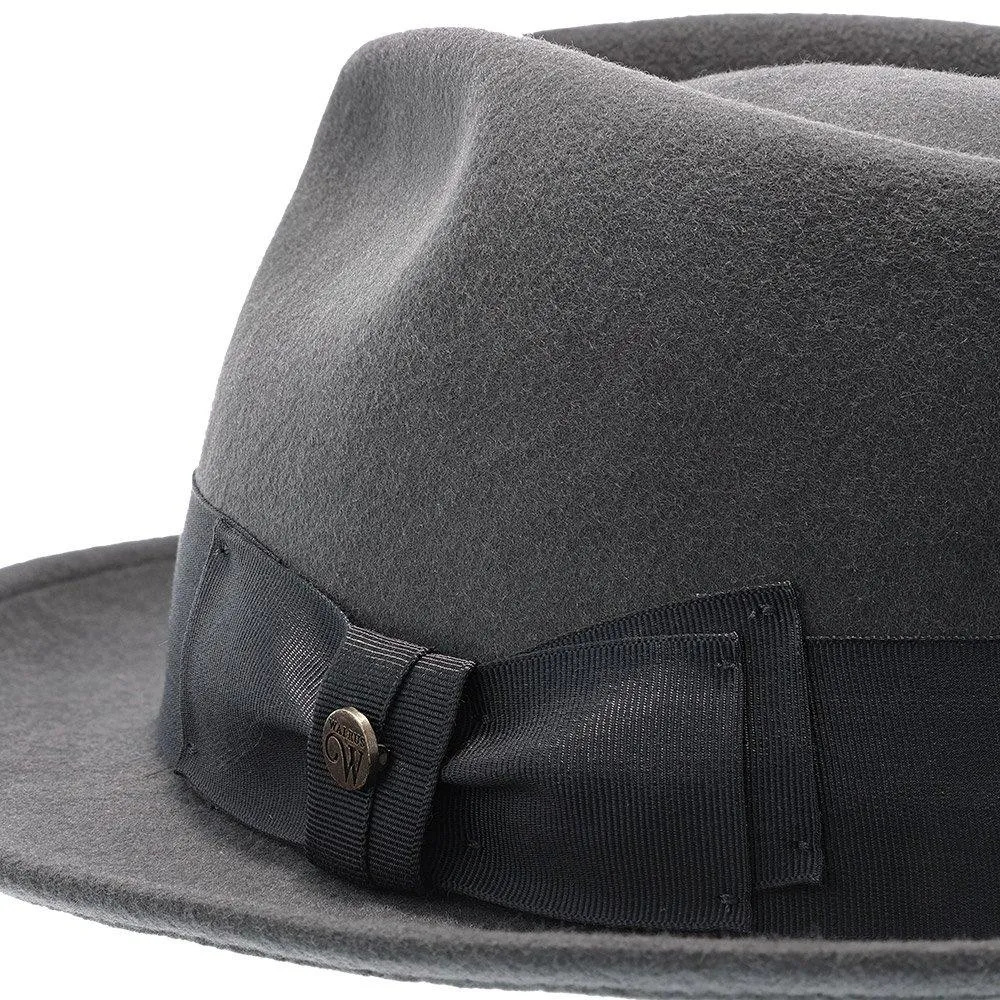 Compass - Walrus Hat Diamond Crown Wool Felt Fedora Hat