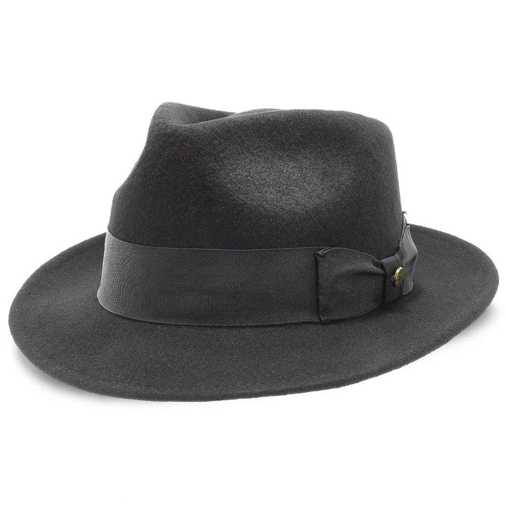 Compass - Walrus Hat Diamond Crown Wool Felt Fedora Hat