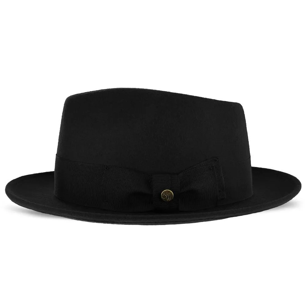 Compass - Walrus Hat Diamond Crown Wool Felt Fedora Hat