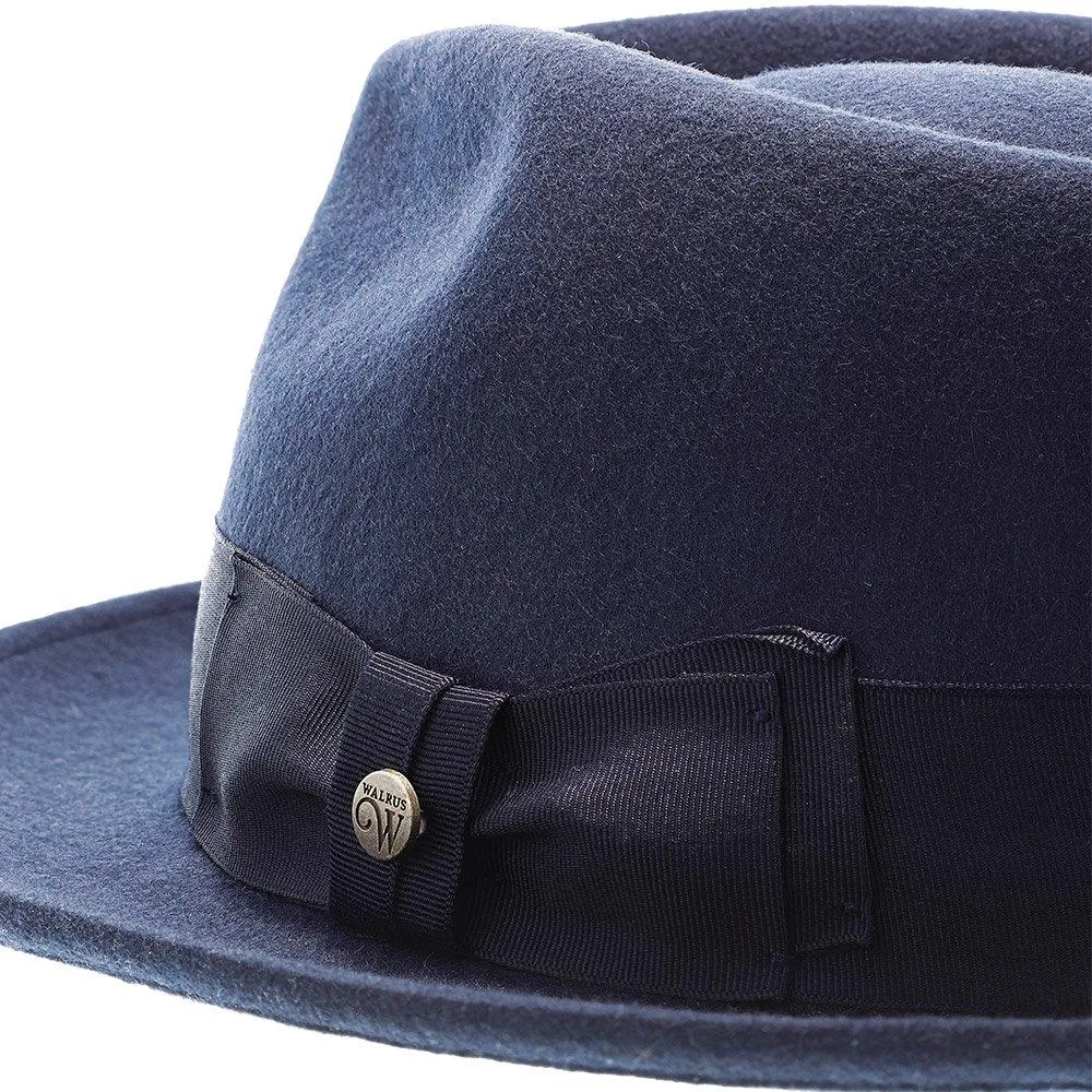 Compass - Walrus Hat Diamond Crown Wool Felt Fedora Hat