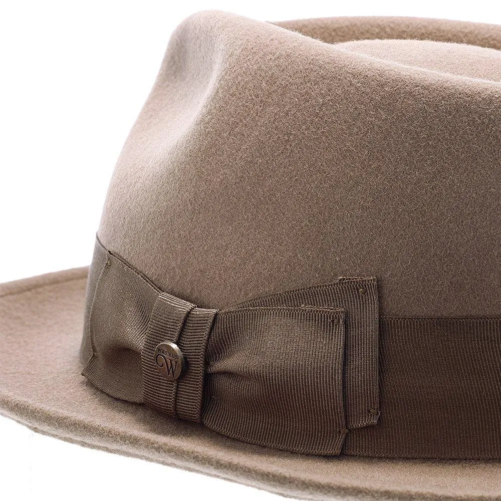 Compass - Walrus Hat Diamond Crown Wool Felt Fedora Hat