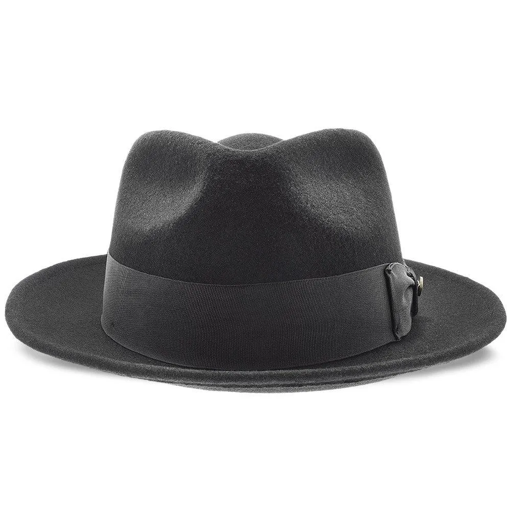 Compass - Walrus Hat Diamond Crown Wool Felt Fedora Hat