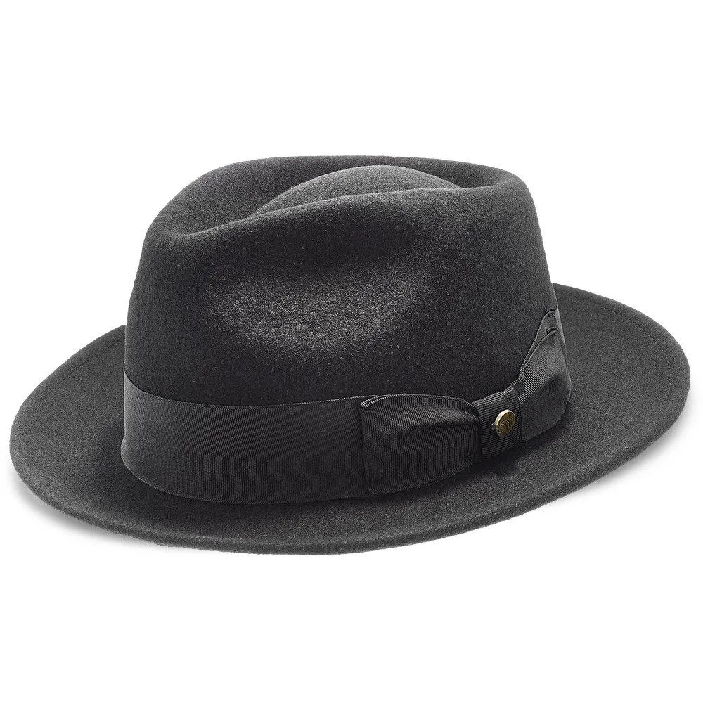 Compass - Walrus Hat Diamond Crown Wool Felt Fedora Hat