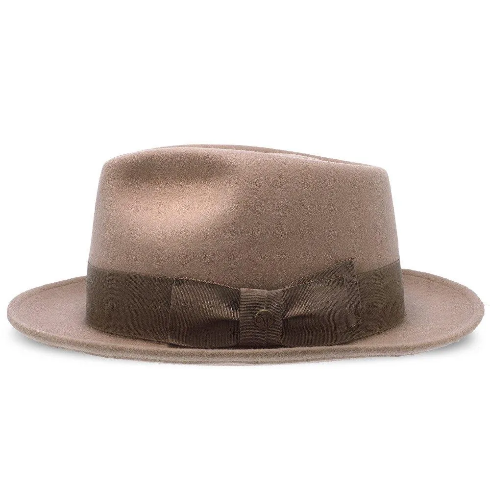 Compass - Walrus Hat Diamond Crown Wool Felt Fedora Hat