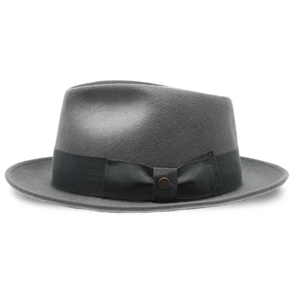 Compass - Walrus Hat Diamond Crown Wool Felt Fedora Hat