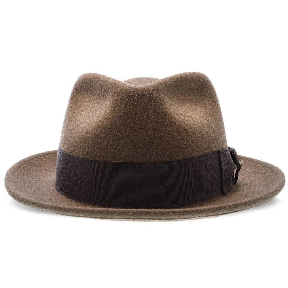 Compass - Walrus Hat Diamond Crown Wool Felt Fedora Hat