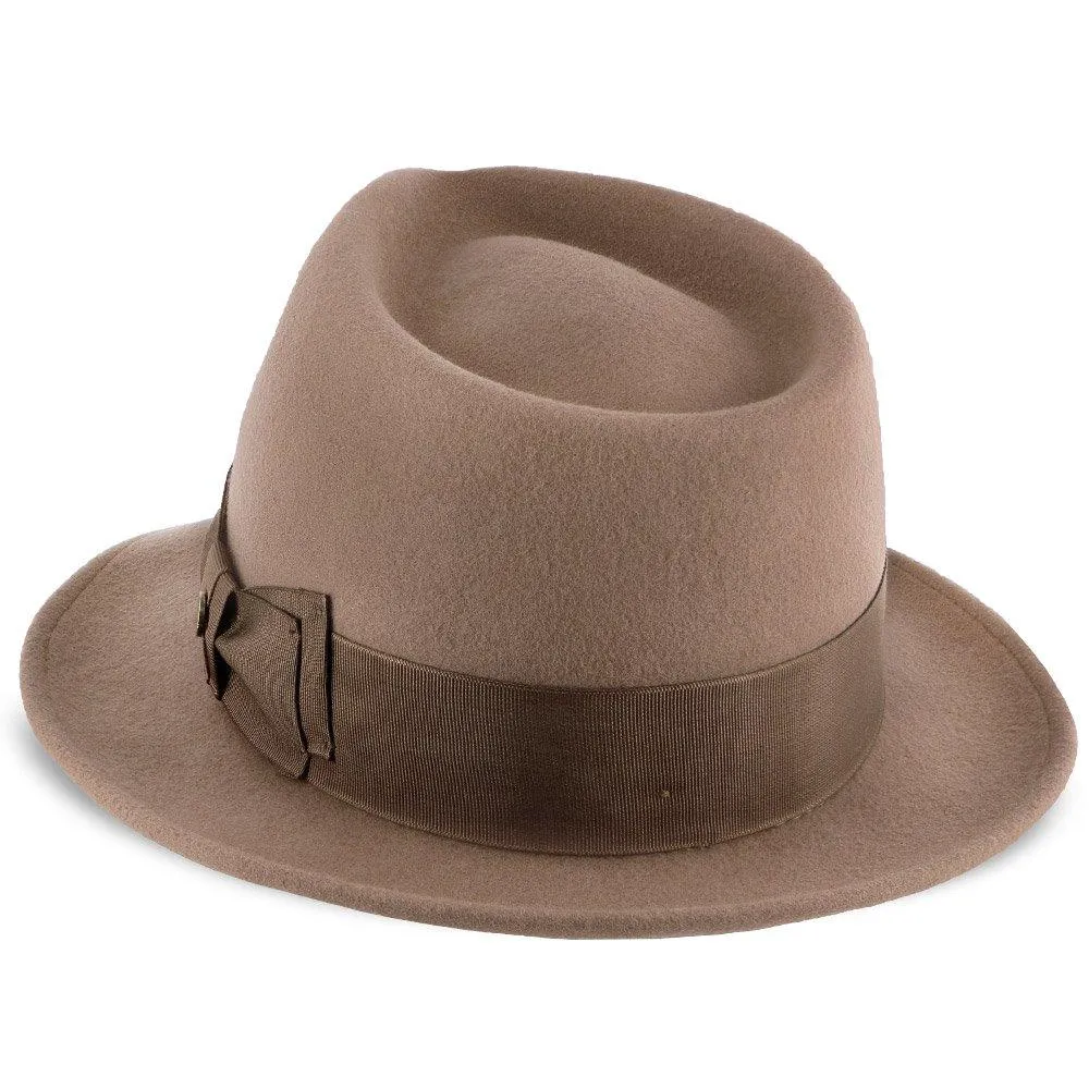 Compass - Walrus Hat Diamond Crown Wool Felt Fedora Hat