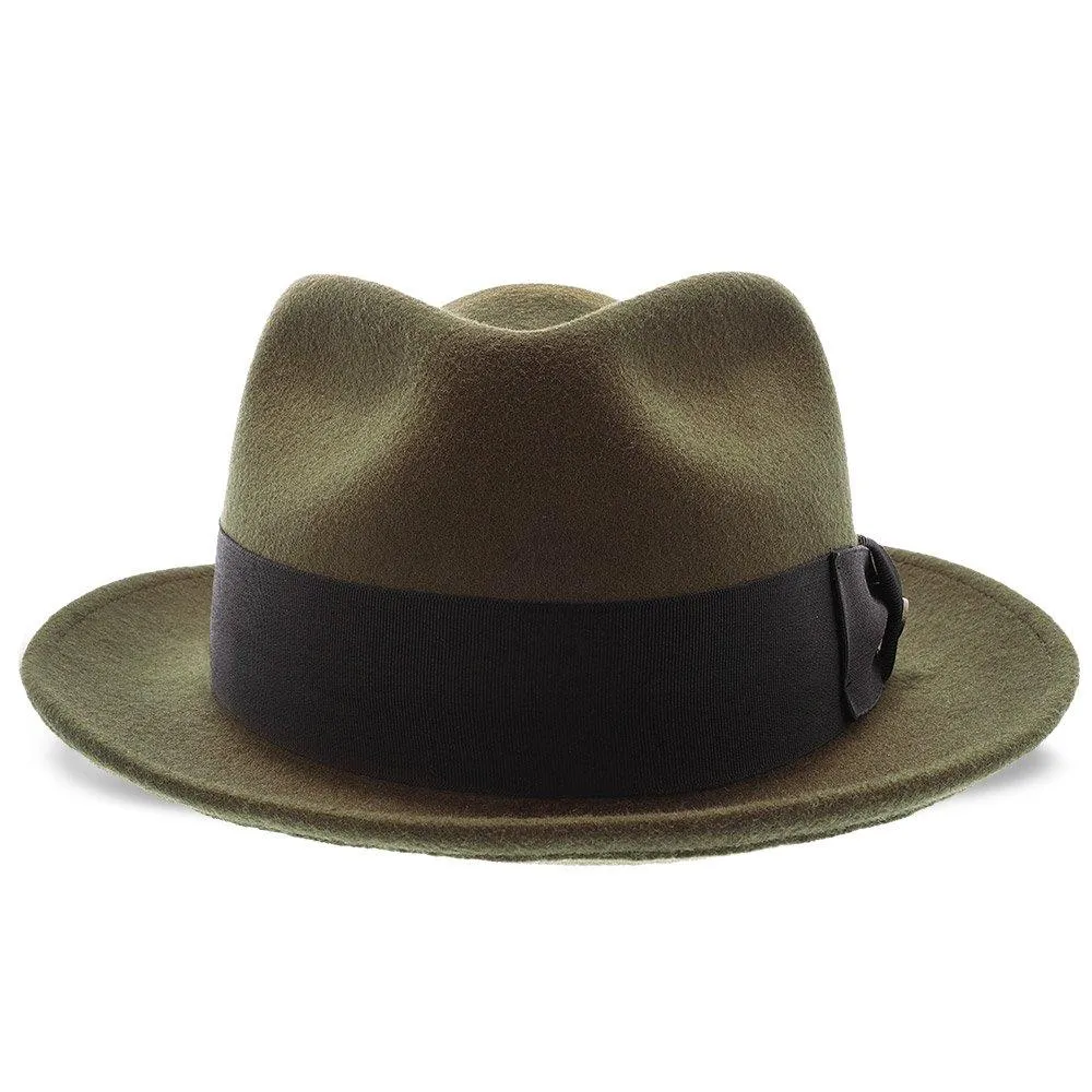 Compass - Walrus Hat Diamond Crown Wool Felt Fedora Hat