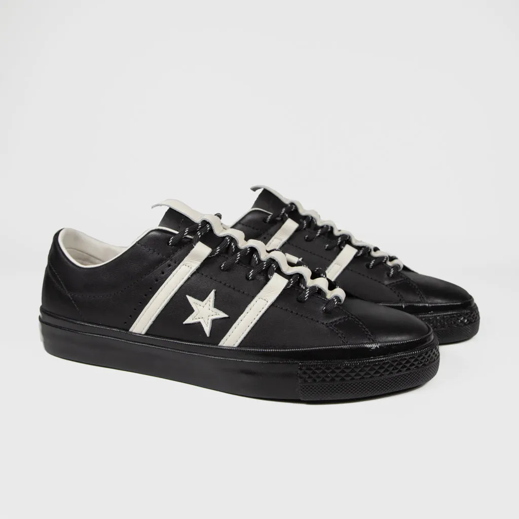 Converse Cons - Bobby Dekeyzer One Star Academy Pro Ox Shoes - Black / Egret / Black