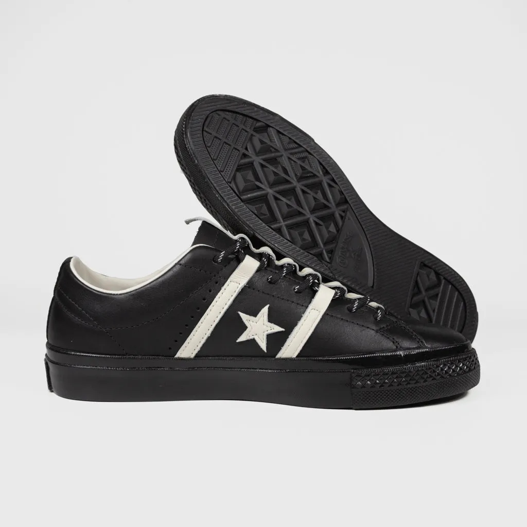 Converse Cons - Bobby Dekeyzer One Star Academy Pro Ox Shoes - Black / Egret / Black