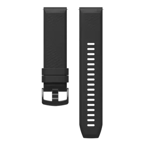 COROS 22mm Silicone  Band - Black