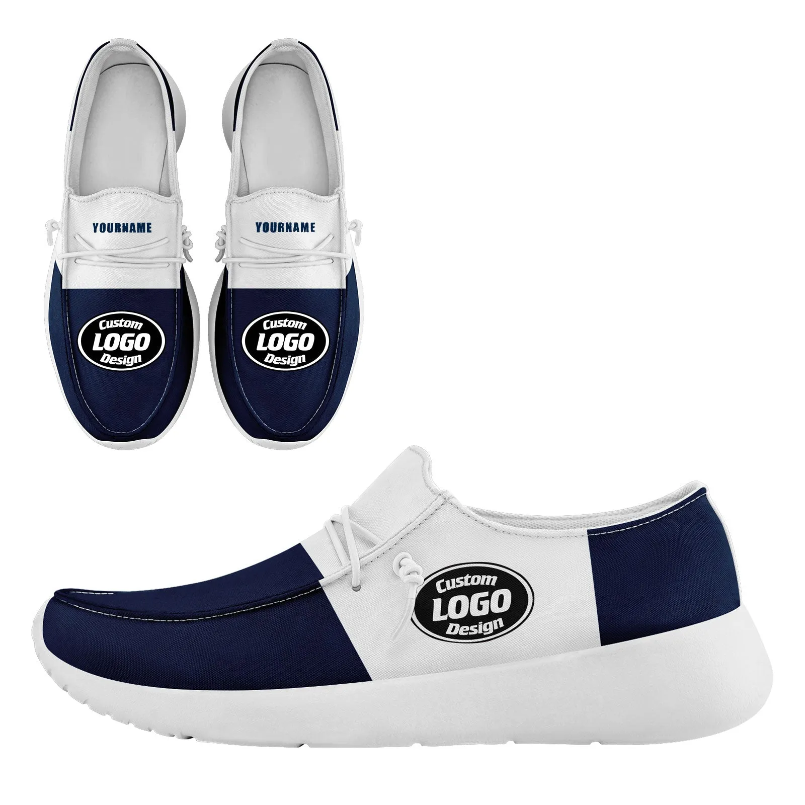 Custom Blue White Dallas Jacket and Sports Shoes Combo Offer Personalized Combo ZH-D020294-9